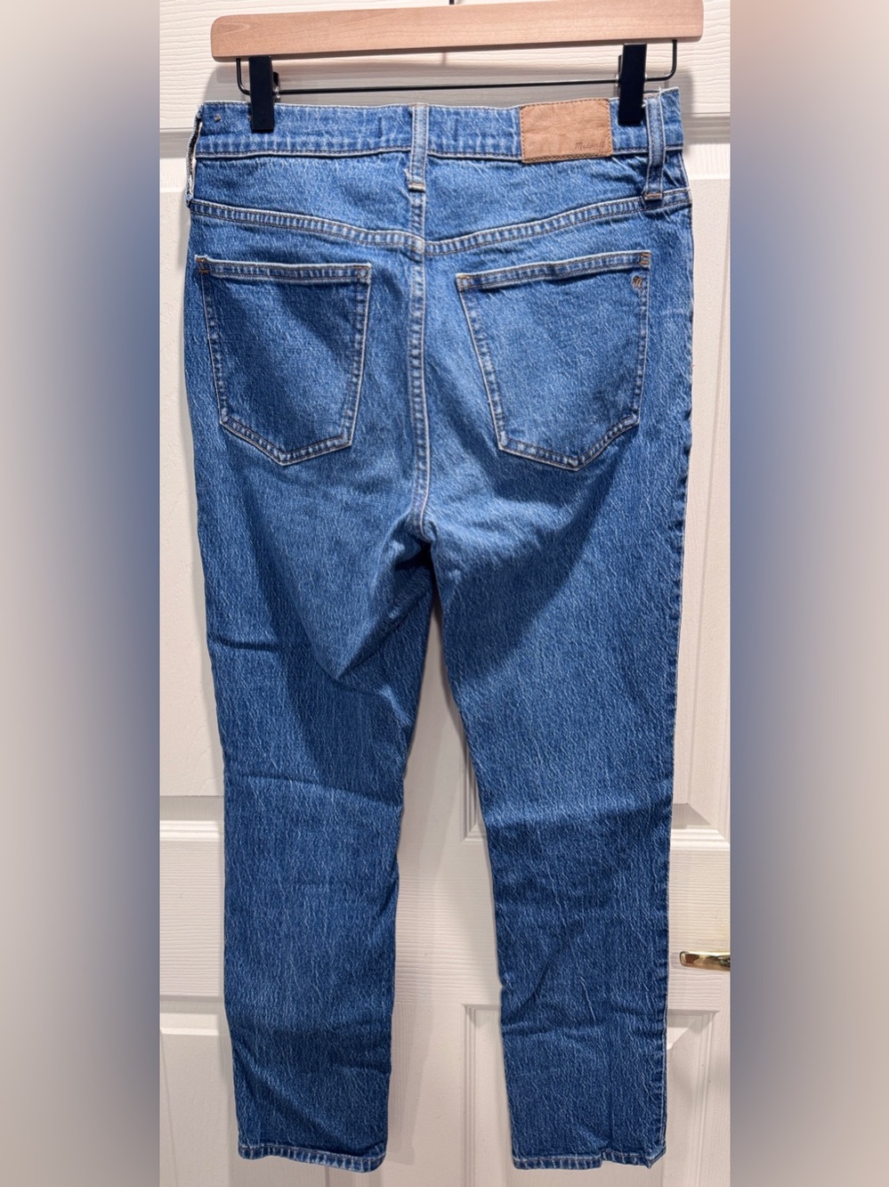 Madewell The Perfect Vintage Jean High Rise Straight Leg Blue Denim Size 27 - Picture 6 of 11
